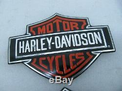 Nos Harley Davidson New Bar & Shield Réservoir De Gaz Médaillon Badges Emblèmes Fxr