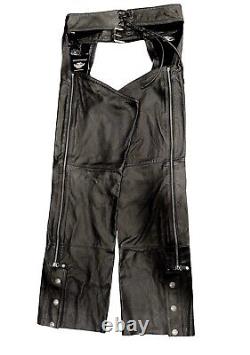 Pantalon en cuir Harley-Davidson Bar & Shield pour hommes, modèle 98090-06VM de taille moyenne