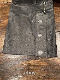 Pantalon en cuir Harley-Davidson Bar & Shield pour hommes, modèle 98090-06VM de taille moyenne