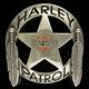 Rare Vtg Harley Patrol Davidson Motorcycle Bar Shield Brass Nos Vtg Belt Buckle