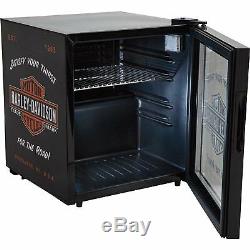 Réfrigérateur Mini Refroidisseur De Sodas Nostalgic Bar & Shield De Harley-davidson - Noir