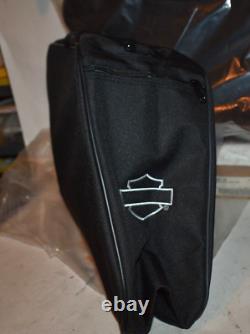 Revêtement amovible pour sacoches de selle Harley Davidson CVO/Touring Bar & Shield #2 HR1