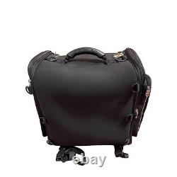 Sac de bagages de tourisme zippé Harley-Davidson Bar & Shield en nylon noir