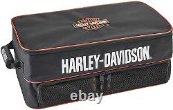Sac organisateur pour coffre et garage avec logo Bar & Shield de Harley-Davidson en noir/rouille.