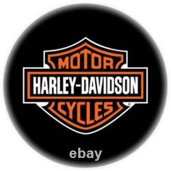 Tabouret de bar Harley-Davidson Bar & Shield avec dossier HDL-12204, ensemble de 4
