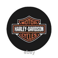 Tabouret de bar pivotant Harley-Davidson Bar & Shield Noir, Modèle# HDL-12116