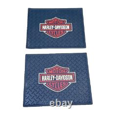 Tapis de sol pour voiture Harley Davidson Bar & Shield 1 paire Taille 14x16