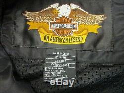 Très Belle Mens Harley Davidson Veste 97068-00v X-large Logo Bar & Shield