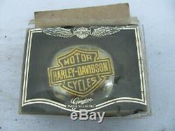 Une Nos Harley Davidson Bar Bouclier Médaillon Gaz Bouchon 99023-81v Shovelhead