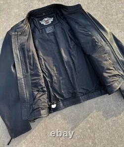 Véritable veste en cuir Harley Davidson 3XL en stock Bar & Shield 98112-06VM comme neuve