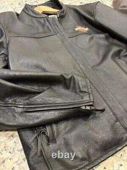 Véritable veste en cuir Harley Davidson XL STOCK Bar & Shield 98112-06VM