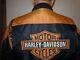 Veste Homme Harley Davidson Bar & Shield Orange Et Noir Sz L