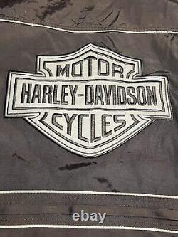 Veste de moto Harley Davidson pour homme 2 en 1 Bar & Shield/Polyester avec protection (M)