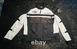 Veste de moto Harley Davidson pour hommes avec le logo Bar & Shield/ HD-MC/Double doublure/taille L