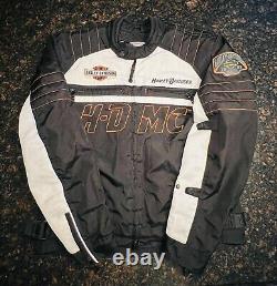 Veste de moto Harley Davidson pour hommes avec le logo Bar & Shield/ HD-MC/Double doublure/taille L