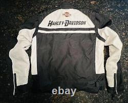 Veste de moto Harley Davidson pour hommes avec le logo Bar & Shield/ HD-MC/Double doublure/taille L