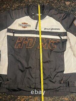 Veste de moto Harley Davidson pour hommes avec le logo Bar & Shield/ HD-MC/Double doublure/taille L