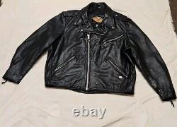 Veste de moto pour femmes Harley Davidson taille XXL avec patch brodé vintage au dos