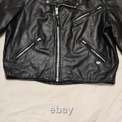 Veste de moto pour femmes Harley Davidson taille XXL avec patch brodé vintage au dos