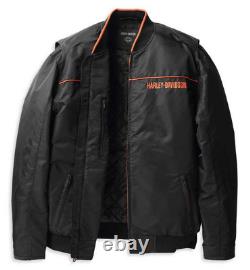 Veste décontractée Harley-Davidson pour homme Timeless Bar & Shield, noire 98401-22VM (M)