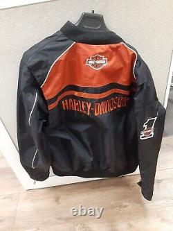 Veste décontractée pour homme Harley-Davidson, Moto Ride Bar & Shield, noire 98553-15VM