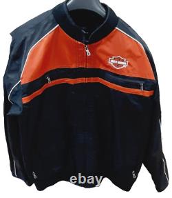 Veste décontractée pour homme Harley-Davidson, Moto Ride Bar & Shield, noire 98553-15VM