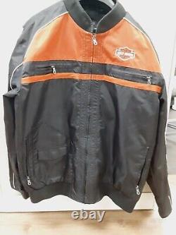 Veste décontractée pour homme Harley-Davidson, Moto Ride Bar & Shield, noire 98553-15VM