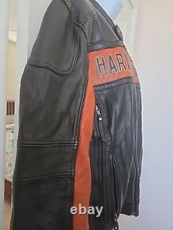 Veste en cuir Harley Davidson Bar And Shield pour homme taille XL