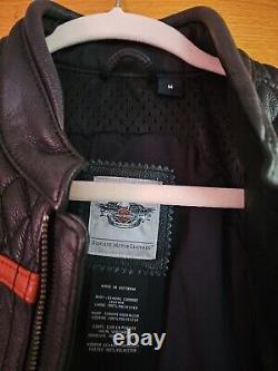 Veste en cuir Harley Davidson Women's Miss Enthusiast Bar & Shield M 98134-17VW