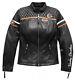 Veste En Cuir Harley Davidson Women's Miss Enthusiast Bar & Shield De Taille S à 5xl