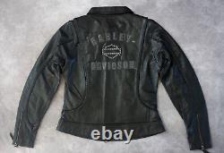 Veste en cuir Harley Davidson pour femmes Heritage Braided Bar & Shield M 98064-13VW