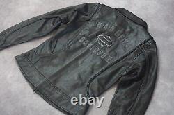 Veste en cuir Harley Davidson pour femmes Heritage Braided Bar & Shield M 98064-13VW