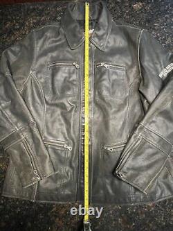 Veste en cuir Harley Davidson vintage pour femme/Bar & Shield/taille 1W (LG-XL)