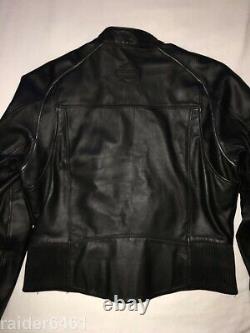 Veste en cuir Harley Embossed Spell-Out / Bar & Shield pour homme, taille L, 97009-04VM en excellent état