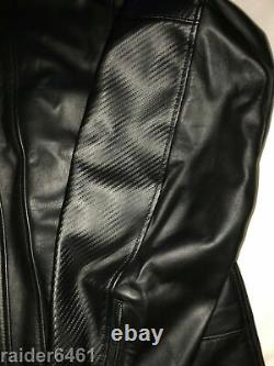 Veste en cuir Harley Embossed Spell-Out / Bar & Shield pour homme, taille L, 97009-04VM en excellent état