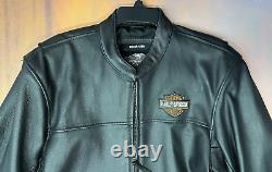 Veste en cuir de conduite Harley Davidson pour hommes Bar & Shield taille M Modèle 98112-06VM