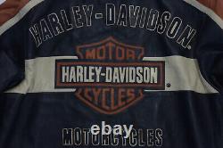Veste en cuir de prestige pour homme Harley Davidson fabriquée aux États-Unis Bar&Shield 97000-05VM XL
