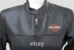 Veste en cuir lourd Harley Davidson MEDIUM STOCK Bar & Shield 98112-06VW comme neuve