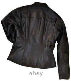 Veste en cuir lourd Harley Davidson MEDIUM STOCK Bar & Shield 98112-06VW comme neuve