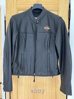 Veste en cuir lourd Harley Davidson MEDIUM STOCK Bar & Shield 98112-06VW comme neuve