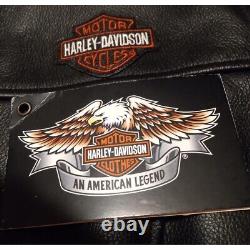 Veste en cuir lourd pour femme Harley Davidson NWT Bar & Shield 98112-06VM/002L XL