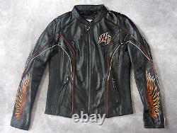 Veste en cuir noir Harley Davidson Women's Juneau Bar&Shield S 98019-12VW