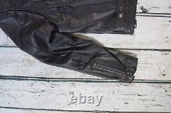 Veste en cuir noir à capuche Harley Davidson Bar&Shield pour hommes taille XL 97035-08VM