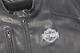 Veste En Cuir Noir Pour Homme Harley Davidson 3xl Classique Avec Doublure Bar Shield Vtg