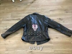 Veste en cuir pour femmes Harley Davidson Bar And Shield taille XL