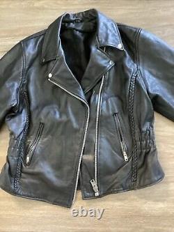 Veste en cuir pour femmes Harley Davidson Bar And Shield taille XL