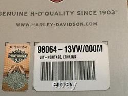 Veste en cuir tressé avec barre et bouclier pour femmes Harley Davidson Heritage 98064-13vw M