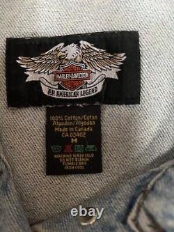 Veste en denim Bar & Shield pour femme HARLEY-DAVIDSON M Vampire Skulls