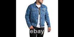 Veste en denim Harley-Davidson pour homme taille L avec logo Bar & Shield