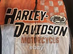 Veste en maille Harley Davidson   <br/>Équipement de conduite<br/>Logo Bar & Shield

<br/> 
	 Blanc <br/> Homme Grand et mince 2XL